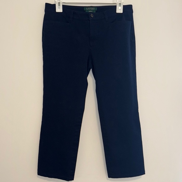 Ralph Lauren Adele Navy Blue Pants - Picture 1 of 2